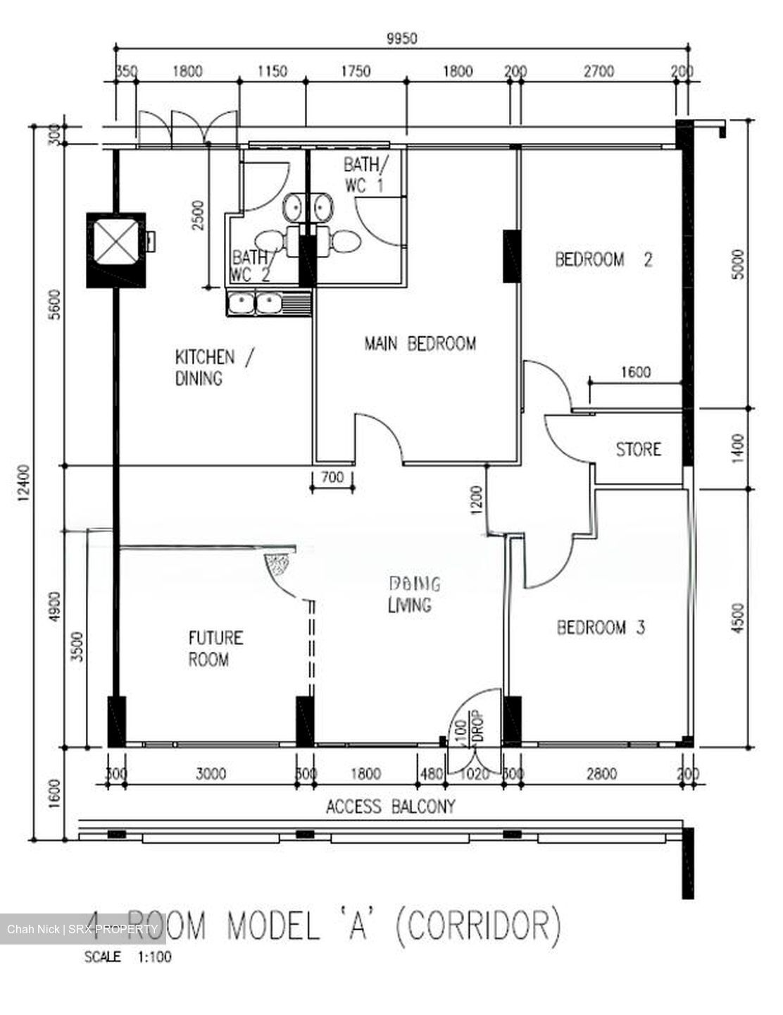 Blk 529 Serangoon North Avenue 4 (Serangoon), HDB 4 Rooms #495434251